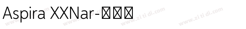 Aspira XXNar字体转换